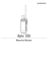 Garmin Alpha200i/K5-Hundeortungsbundle Manual do proprietário