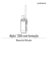 Garmin Alpha 200i/KT 15 hondenvolgbundel Manual do proprietário