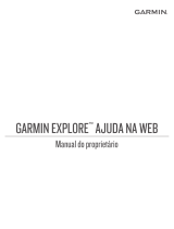 Garmin Explore Website Manual do proprietário