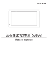 Garmin DriveSmart 55 & Digital Traffic Manual do proprietário