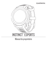 Garmin Instinct Esports izdanje Manual do proprietário