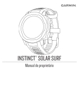 Garmin Instinct Solar linija Surf Manual do proprietário