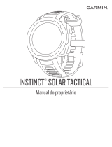 Garmin Instinct Solar Tactical serija Manual do proprietário