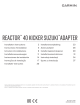 Garmin Reactor 40 Kicker Autopilot Guia de instalação