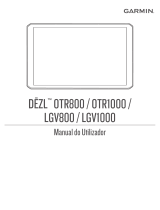 Garmin Dezl OTR800 Manual do proprietário
