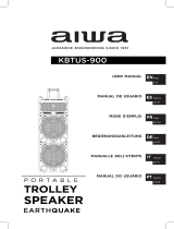 Aiwa EARTHQUAKE KBTUS-900 Manual do usuário