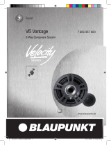 Blaupunkt velocity v6 vantage Manual do proprietário