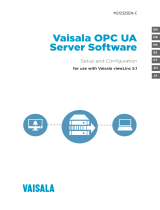 Vaisala OPC UA Server Manual do usuário