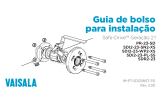 Vaisala SD 2.1 Guia de bolso para instalação em português Manual do usuário