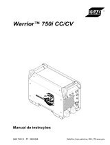 ESAB Warrior™ 750i CC/CV Manual do usuário