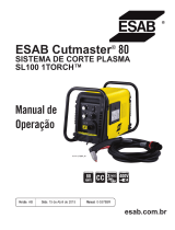 ESAB ESAB Cutmaster® 80 Plasma Cutting System SL100 1TORCH™ Manual do usuário