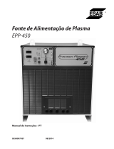 ESAB EPP-450 Plasma Power Source Manual do usuário