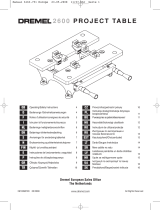 Dremel 2600 PROJECT TABLE Manual do proprietário