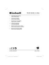 EINHELL TE-CS 18/165-1 Li - Solo Manual do usuário