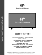 CONTINENTAL EDISON CELED494K0119B3 Manual do usuário
