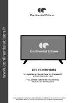 CONTINENTAL EDISON CELED32S18B3 Manual do usuário