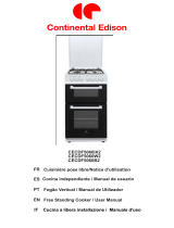 CONTINENTAL EDISON CECDF5060IX2 Manual do usuário