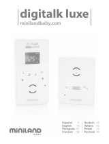 Miniland Baby digitalk luxe Manual do usuário