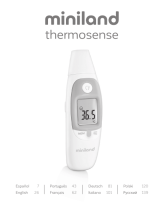 Miniland thermosense Manual do usuário