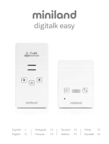 Miniland digitalk easy Manual do usuário