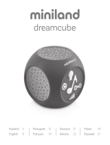 Miniland dreamcube space Manual do usuário