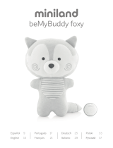 Miniland beMyBuddy foxy Manual do usuário