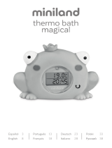 Miniland thermo bath magical Manual do usuário