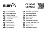 BURY CC 9058 Manual do proprietário