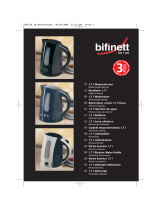Bifinett KH 1133 PLASTIC WATER HEATER WITH THERMOSTAT Manual do proprietário