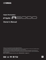 Yamaha PSR-A5000 Manual do proprietário
