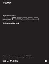 Yamaha PSR-A5000 Manual do usuário