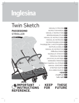 mothercare Inglesina Sketch Twin Stroller 0716918 Guia de usuario