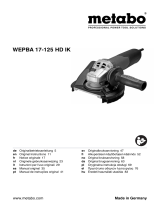 Metabo WEPBA 17-125 HD IK Instruções de operação