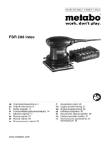 Metabo FSR 200 INTEC Instruções de operação