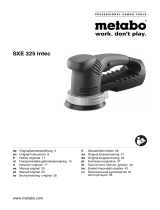 Metabo SXE 325 INTEC Instruções de operação