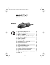 Metabo FME 737 Instruções de operação