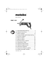 Metabo RWE 1100 Instruções de operação