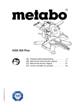 Metabo KGS 303 PLUS Manual do proprietário