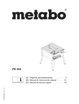 Metabo PK 255/2,50 WNB Instruções de operação