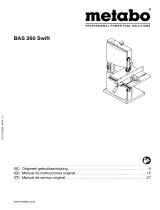 Metabo BAS 260 Swift Manual do proprietário