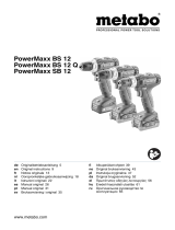 Metabo PowerMaxx BS 12 Instruções de operação