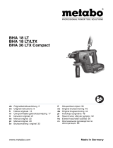 Metabo BHA 36 LTX Compact Instruções de operação