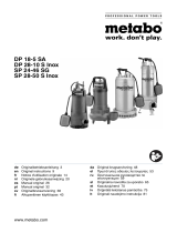 Metabo SP 28-50 S Inox Instruções de operação