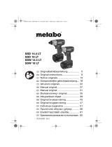 Metabo SSW 18 LT Instruções de operação