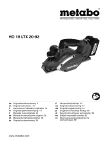 Metabo HO 18 LTX 20-82 Instruções de operação