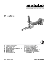 Metabo BF 18 LTX 90 Instruções de operação