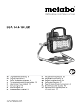 Metabo BSA 14.4-18 LED Instruções de operação
