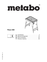 Metabo Saw table FLEXO 500 UK290/UK333 Instruções de operação