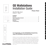 Lutron Electronics Architrave QSWA-KP5-DN Guia de instalação
