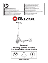 Razor POWER A5 ELECTRIC SCOOTER BLACK LA Manual do usuário